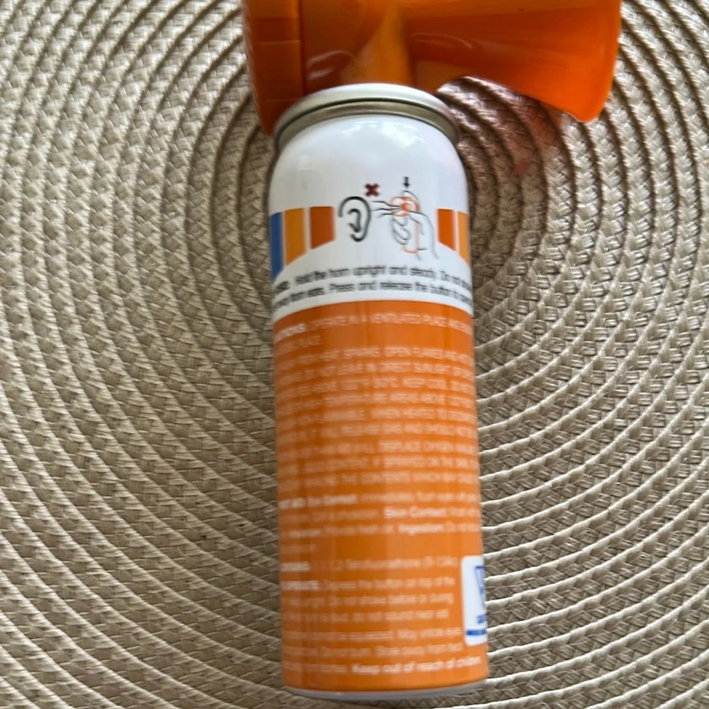 Orange Air Horn for Dogs